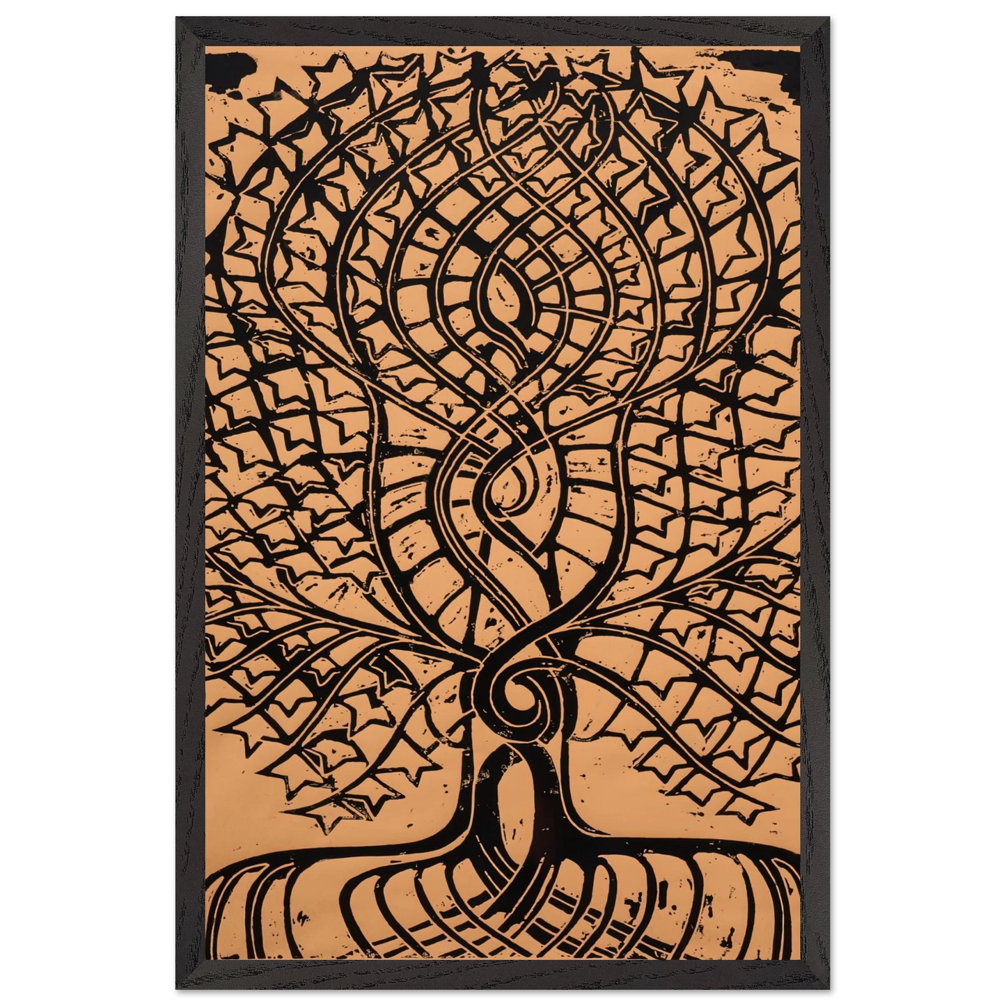 Walter Inglis Anderson - Walter Anderson Wall art - 13x18 cm / 5x7 inches - Premium Wooden Framed Poster With Fine Art Paper - Black frame