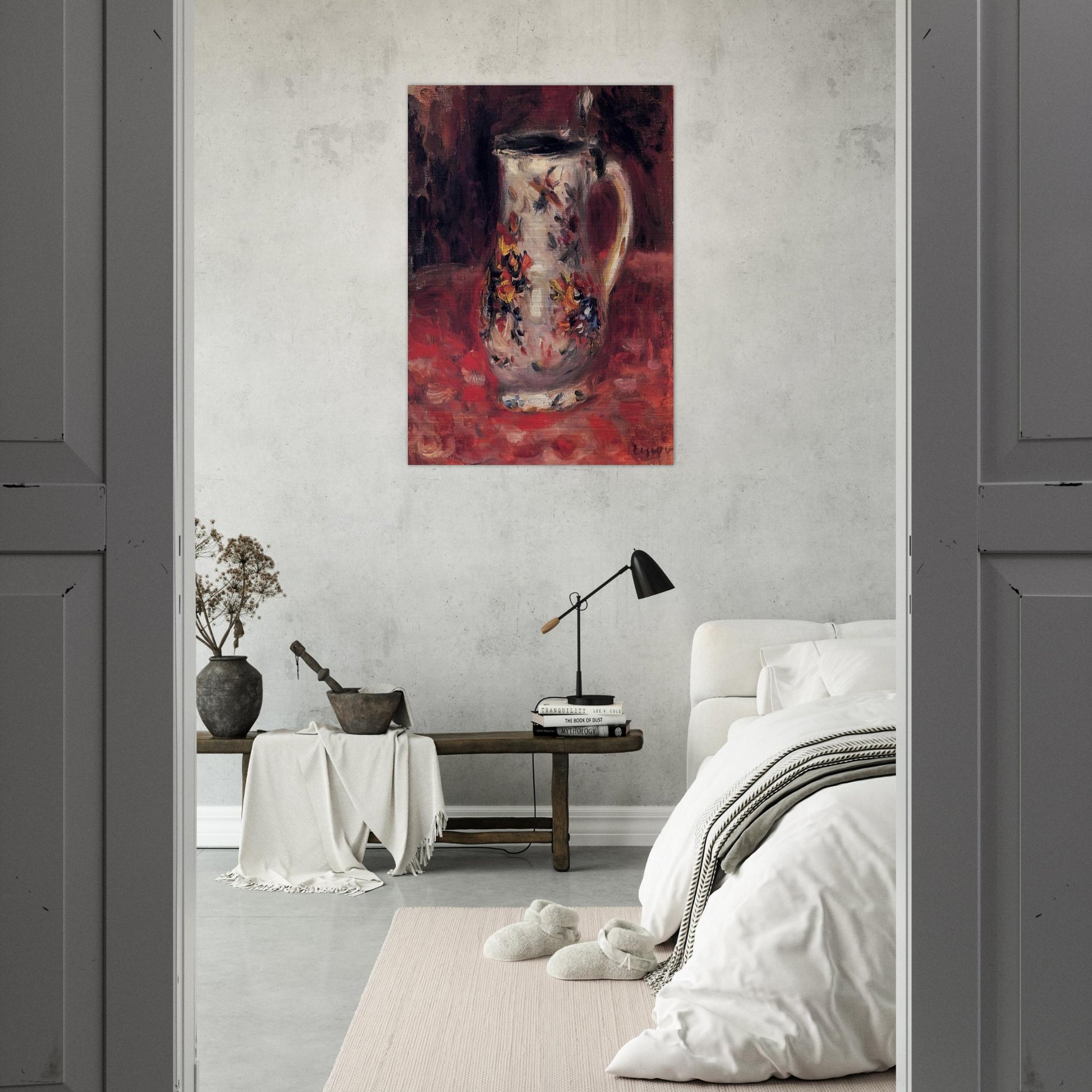 Jug - Pierre-Auguste Renoir Brushed Aluminum Print - 70x100 cm / 28x40 inches | Pierre-Auguste Renoir Aluminum Print | Pierre-Auguste Renoir Prints