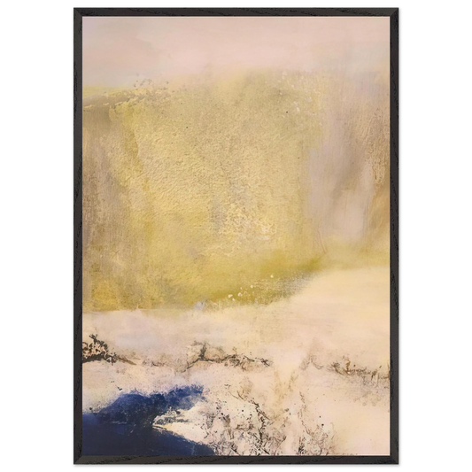 01 02 1997 1997 - Zao Wou-Ki Framed Art Print – Black Wooden Frame - Default Title - -Framed Art Print