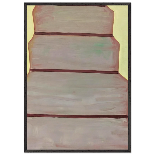 Untitled - 1998 N5 - Raoul De Keyser Framed Art Print – Black Wooden Frame - Default Title - -Framed Art Print