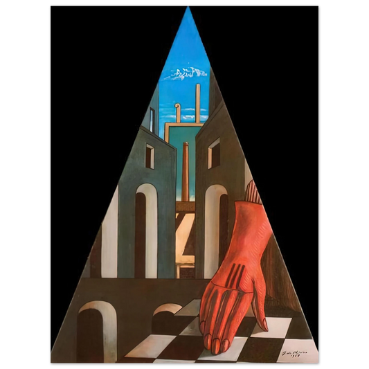 Giorgio de Chirico - METAPHYSICAL TRIANGLE 1958 Fine Art Poster - Default Title