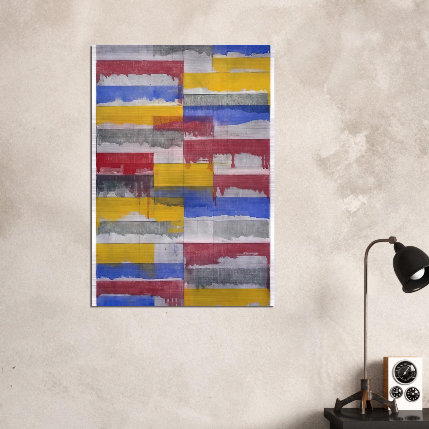 Window Study #3 - 1985 - Brice Marden Brushed Aluminum Print - 70x100 cm / 28x40 inches | Brice Marden Aluminum Print | Brice Marden Prints