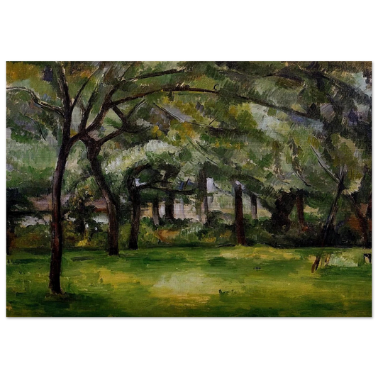 Farm in Normandy. Summer - Paul Cézanne Brushed Aluminum Print - 70x100 cm / 28x40 inches | Paul Cézanne Aluminum Print | Paul Cézanne Prints