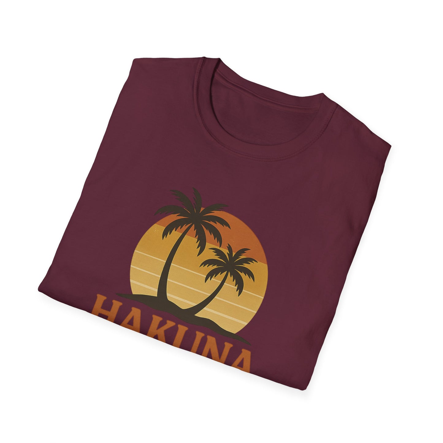 Hakuna Matata Maglietta Grafica Retro, Maglietta Positiva Senza Pensieri, T-Shirt Ispirata agli Anni '90, Top con Citazione di Buonumore, Regalo Unisex