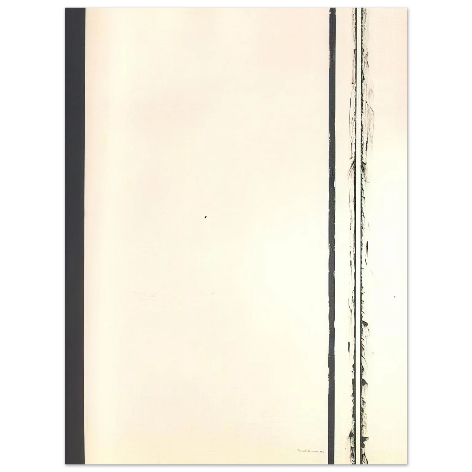 Barnett Newman - The Station of the Cross - Second Station  75x100 cm / 30x40inches Fine Art Poster