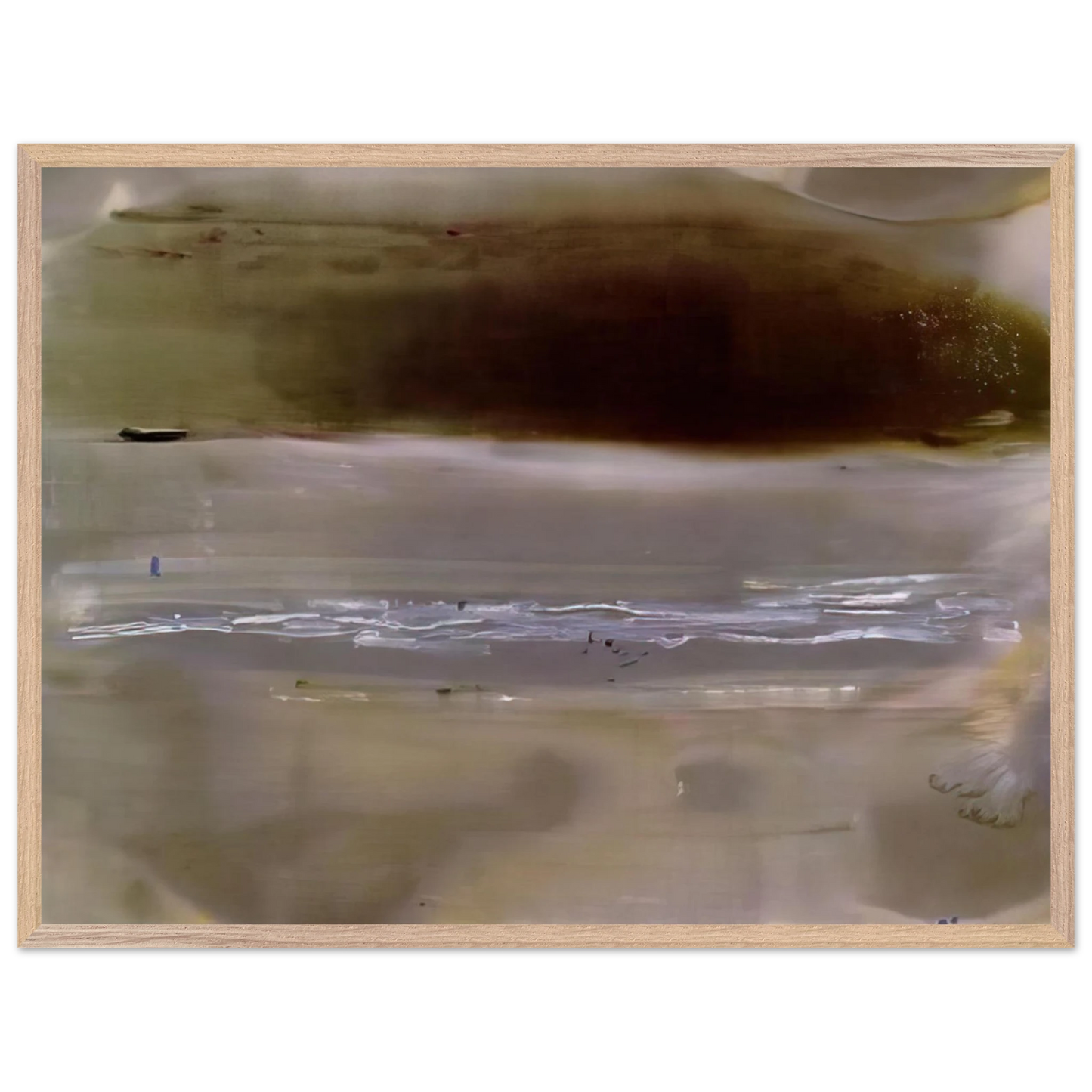 Helen Frankenthaler - Viewpoint II - 1979 Wall art - A2 (42 x 59.4  cm) - Premium Wooden Framed Poster With Fine Art Paper - White frame