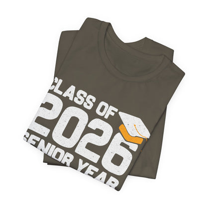 Class of 2026 Senior Year Tee, Graduation Shirt, Unisex Graduation Gift, High School Seniors Apparel, College Bound T-Shirt