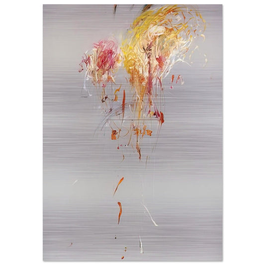 Nine Discourses on Commodus, Part IX - Cy Twombly Brushed Aluminum Print - 70x100 cm / 28x40 inches | Cy Twombly Aluminum Print | Cy Twombly Prints