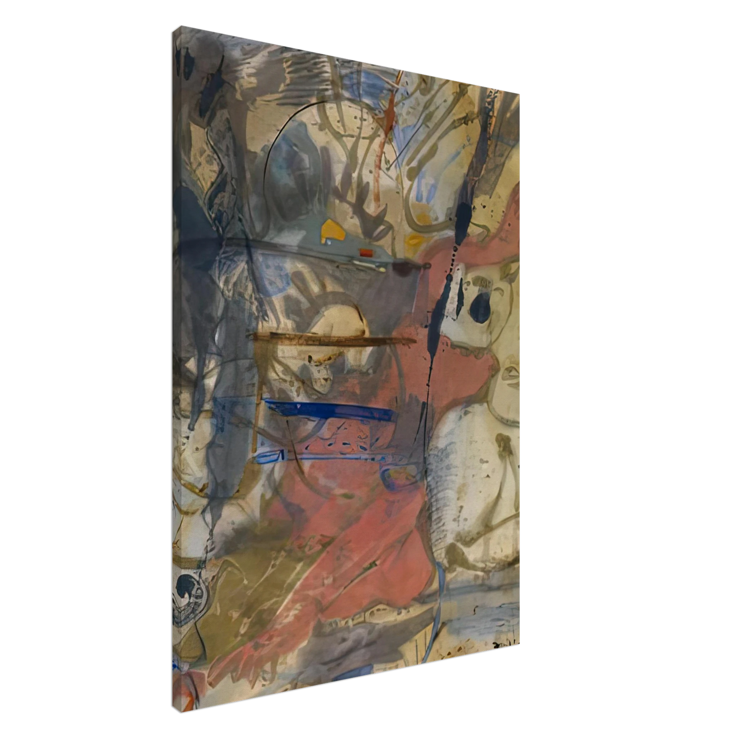 Helen Frankenthaler - Europa, 1957- Wall Art - 30x40 cm / 12x16 inches - Premium Wooden Framed Poster With Fine Art Paper - White frame