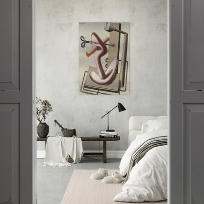 Astrazione - 1930 - Julius Bissier Brushed Aluminum Print - 70x100 cm / 28x40 inches | Julius Bissier Aluminum Print | Julius Bissier Prints