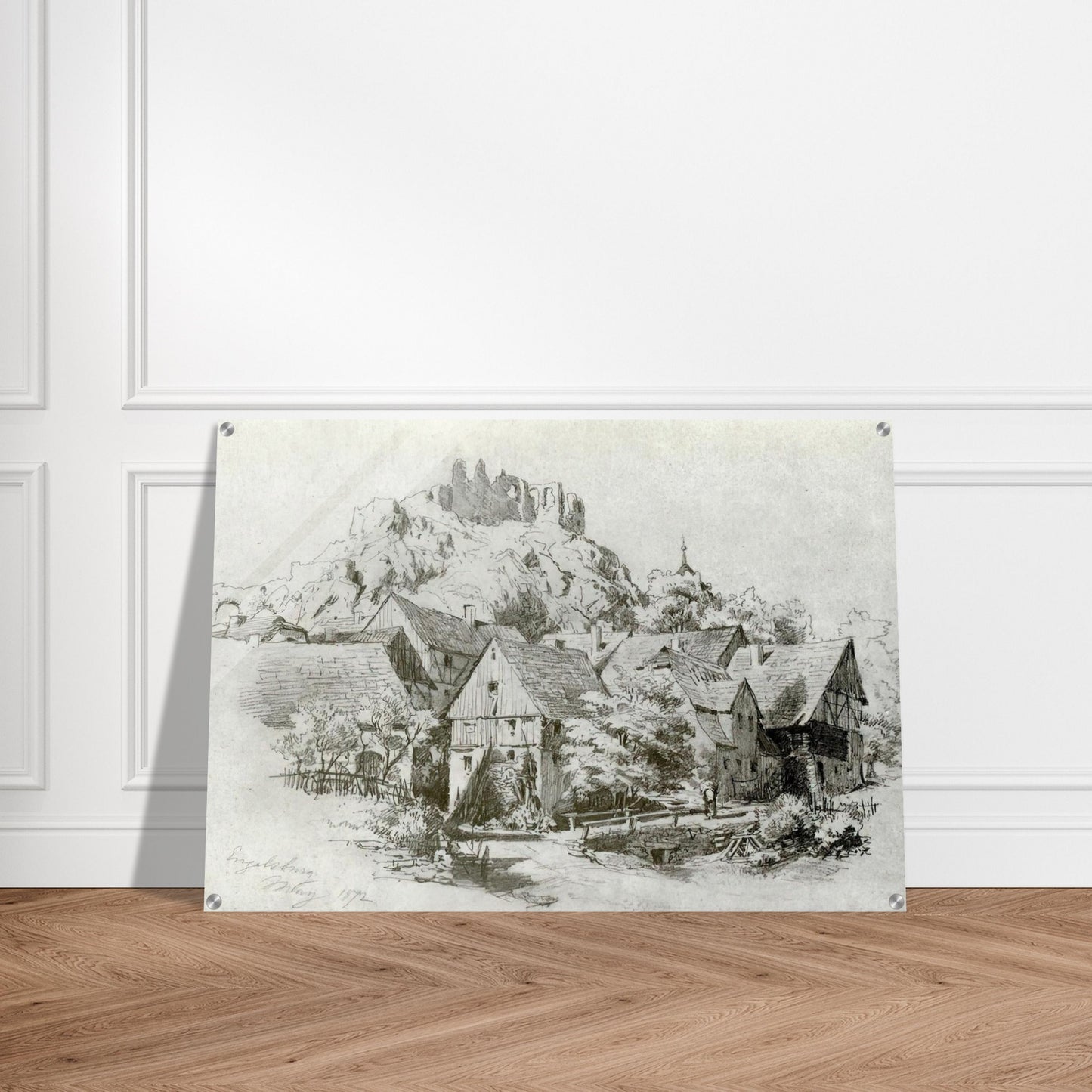 Engelsburg - John Singer Sargent Acrylic Print - 70x100 cm / 28x40″ inches