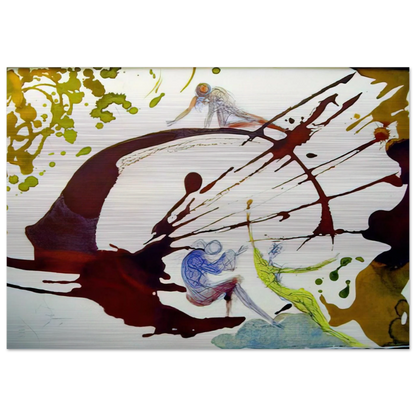 IN PRINCIPIODEUS CREAVIT 1964 - Salvador Dali Brushed Aluminum Print - 70x100 cm / 28x40 inches | Salvador Dali Aluminum Print | Salvador Dali Prints