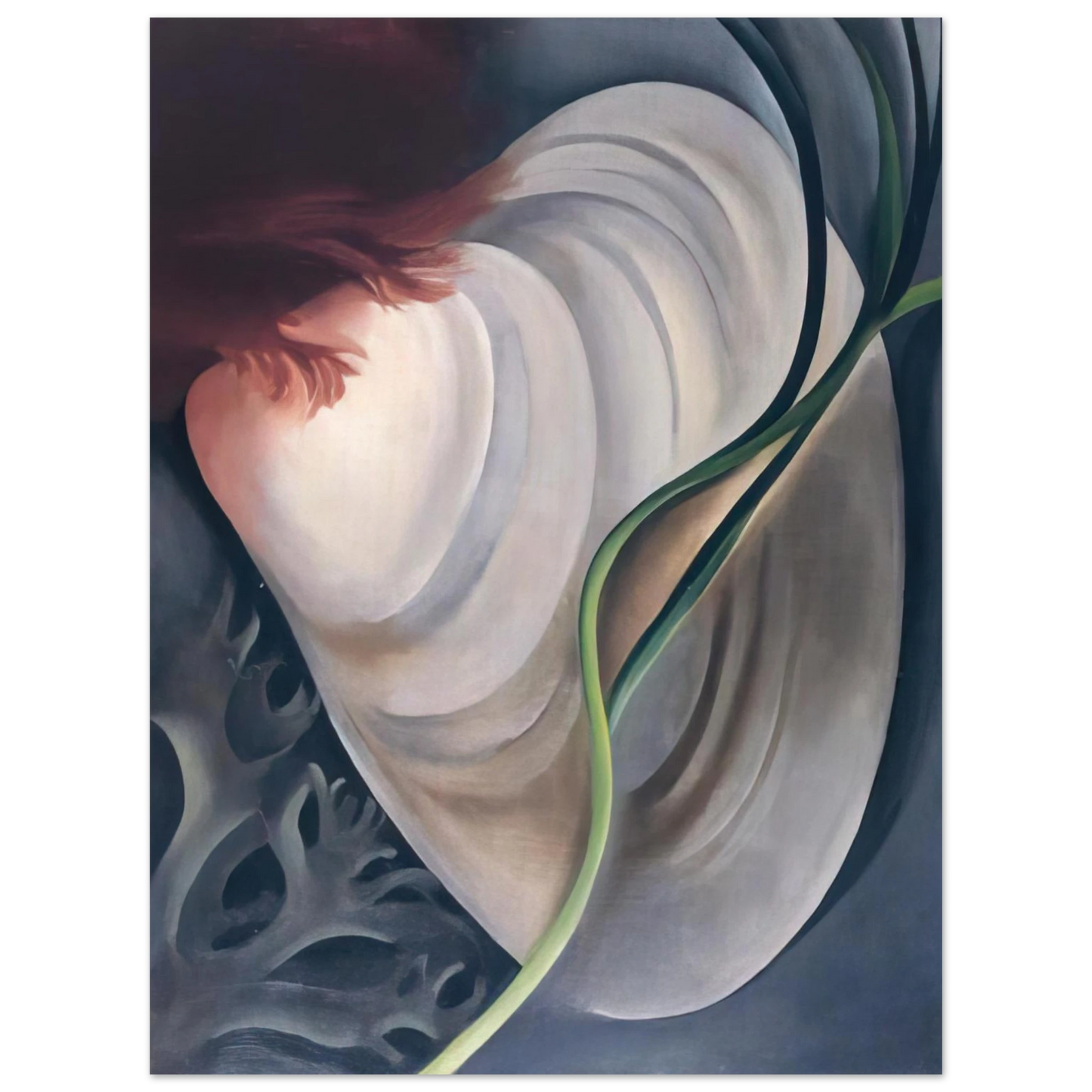 Georgia O'Keeffe - Shell No 2 Fine Art Poster - 13x18 cm / 5x7 inches