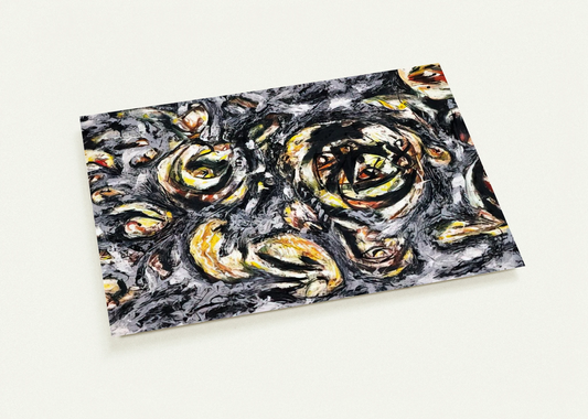OCEAN GREYNESS 1953 By Jackson Pollock Pack of 10 Post Cards | Jackson Pollock Post Cards | A6 (10.5 x 14.8 cm) - 4.1 x 5.8 inches