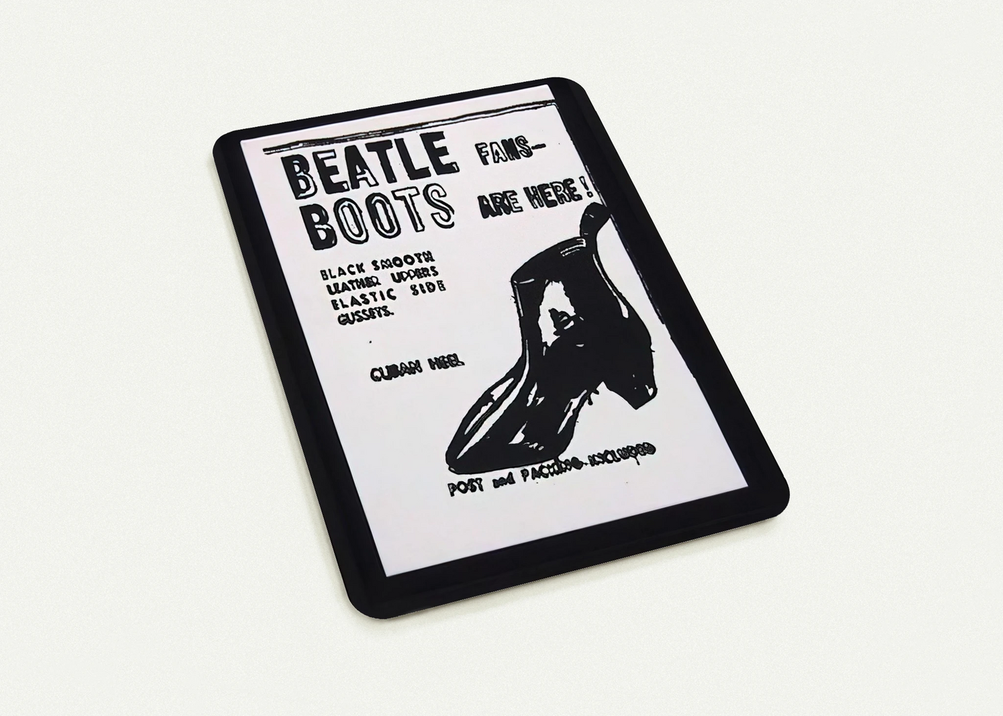 Beatle Boots By Andy Warhol Pack of 10 Post Cards | Andy Warhol Post Cards | A6 (10.5 x 14.8 cm) - 4.1 x 5.8 inches