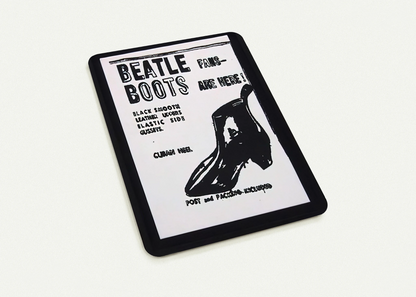 Beatle Boots By Andy Warhol Pack of 10 Post Cards | Andy Warhol Post Cards | A6 (10.5 x 14.8 cm) - 4.1 x 5.8 inches