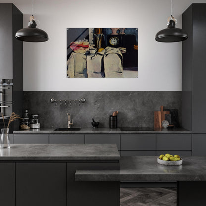 The Black Marble Clock - Paul Cézanne Acrylic Print - 70x100 cm / 28x40″ inches