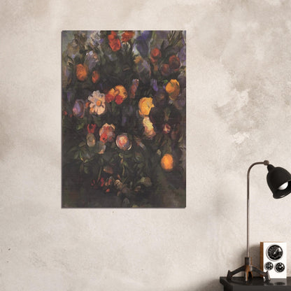 Vase of Flowers - Paul Cézanne Brushed Aluminum Print - 70x100 cm / 28x40 inches | Paul Cézanne Aluminum Print | Paul Cézanne Prints