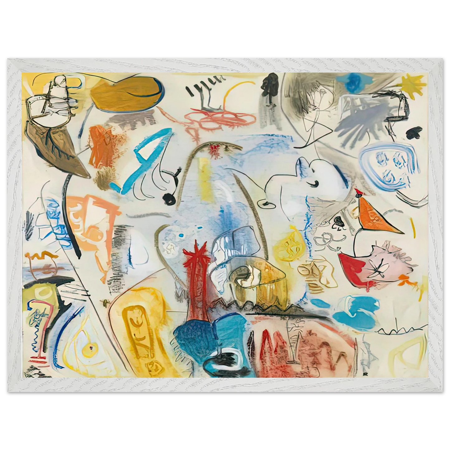 Helen Frankenthaler - Circus Landscape, 1951- Wall Art - 60x80 cm / 24x32 inches - Fine Art Poster - -