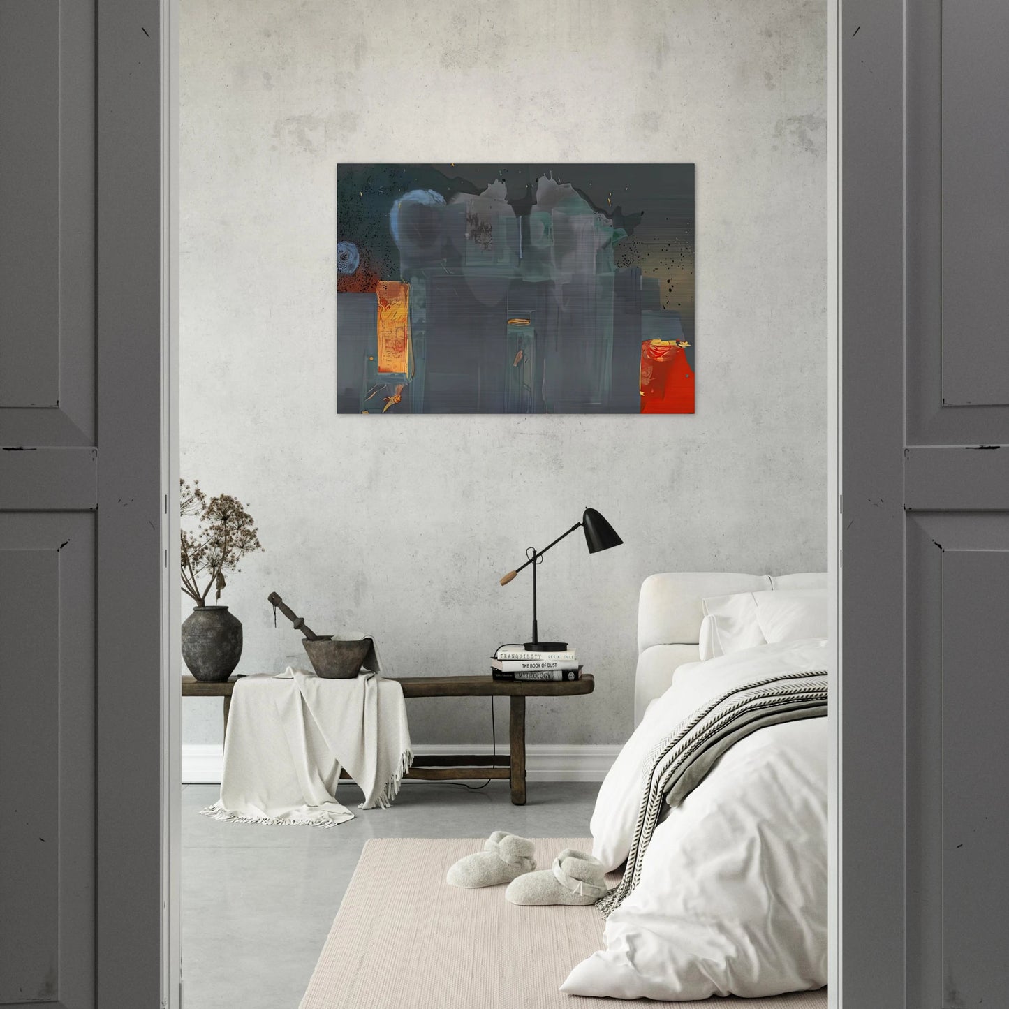 Janus, 1990- - Helen Frankenthaler Brushed Aluminum Print - 70x100 cm / 28x40 inches | Helen Frankenthaler Aluminum Print | Helen Frankenthaler Prints