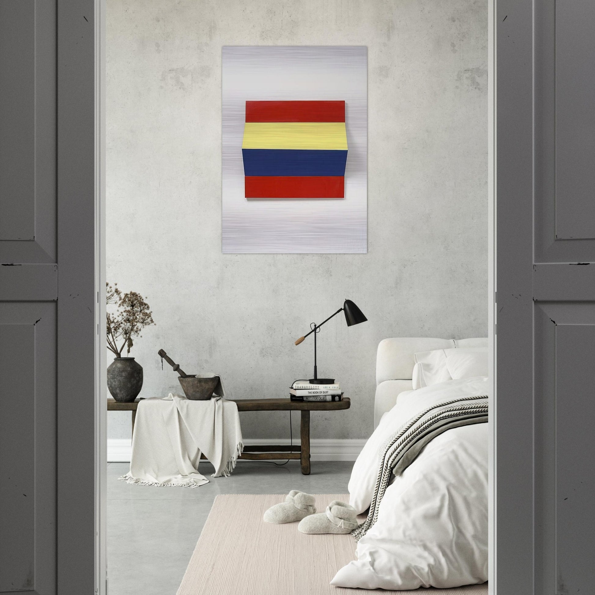 Fold - 1966 - Charlotte Posenenske Brushed Aluminum Print - 70x100 cm / 28x40 inches | Charlotte Posenenske Aluminum Print | Charlotte Posenenske Prints