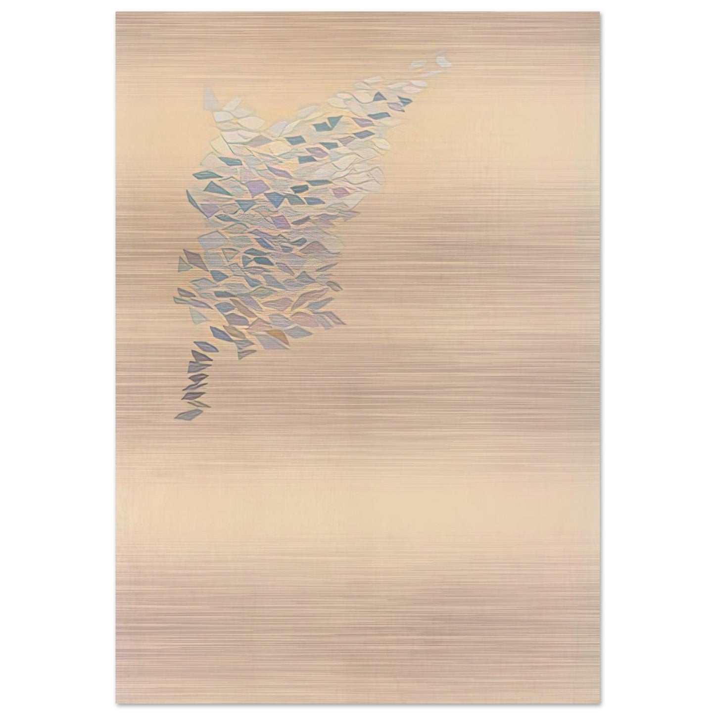 Development TK Como - 1970 - Robert Goodnough Brushed Aluminum Print - 70x100 cm / 28x40 inches | Robert Goodnough Aluminum Print | Robert Goodnough Prints