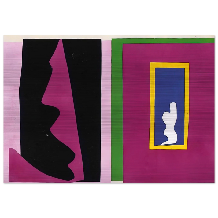 CUT OUTS - Henri Matisse Brushed Aluminum Print - 70x100 cm / 28x40 inches | Henri Matisse Aluminum Print | Henri Matisse Prints