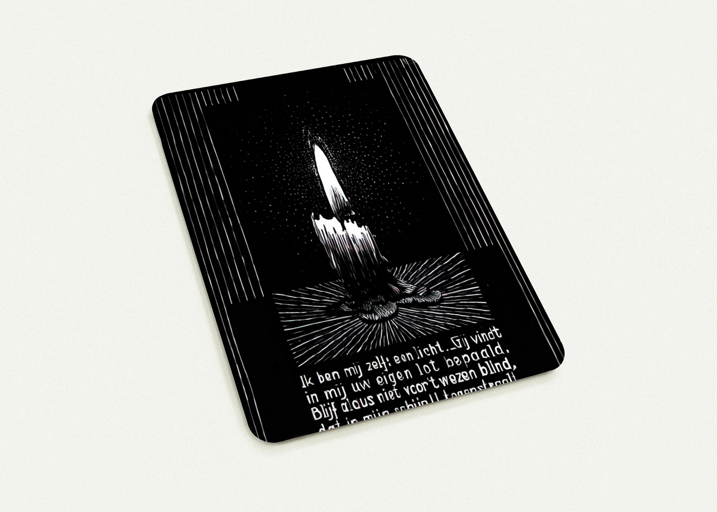 EMBLEMATA CANDLE FLAME By MC Escher Pack of 10 Post Cards | MC Escher Post Cards | A6 (10.5 x 14.8 cm) - 4.1 x 5.8 inches