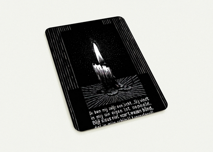 EMBLEMATA CANDLE FLAME By MC Escher Pack of 10 Post Cards | MC Escher Post Cards | A6 (10.5 x 14.8 cm) - 4.1 x 5.8 inches