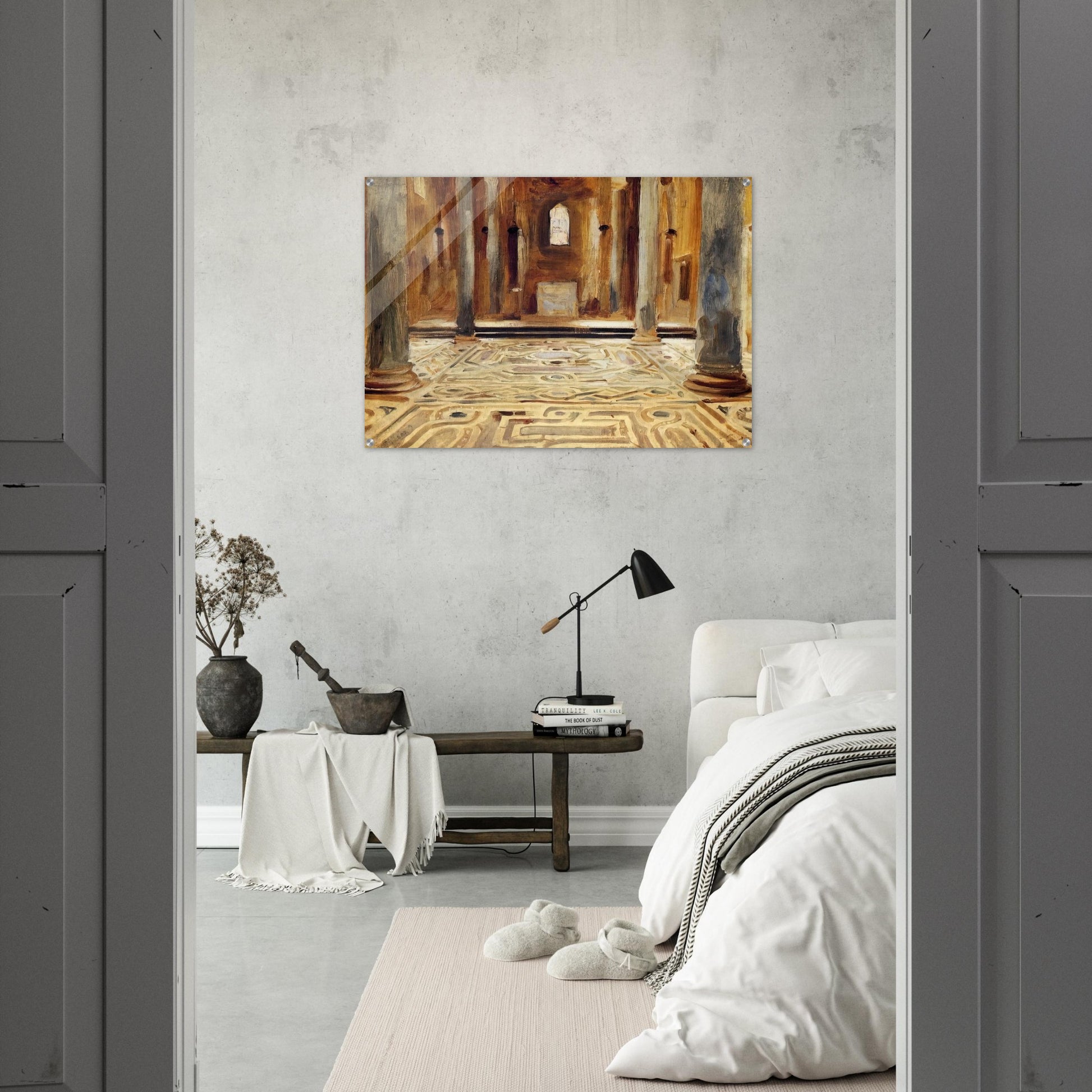 A Mosque, Cairo - John Singer Sargent Acrylic Print - 70x100 cm / 28x40″ inches