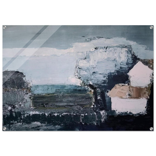 Paysage méditerranéen - 1953 - Nicolas de Stael Acrylic Print - 70x100 cm / 28x40″ inches | Nicolas de Stael Wall Art | Nicolas de Stael Prints