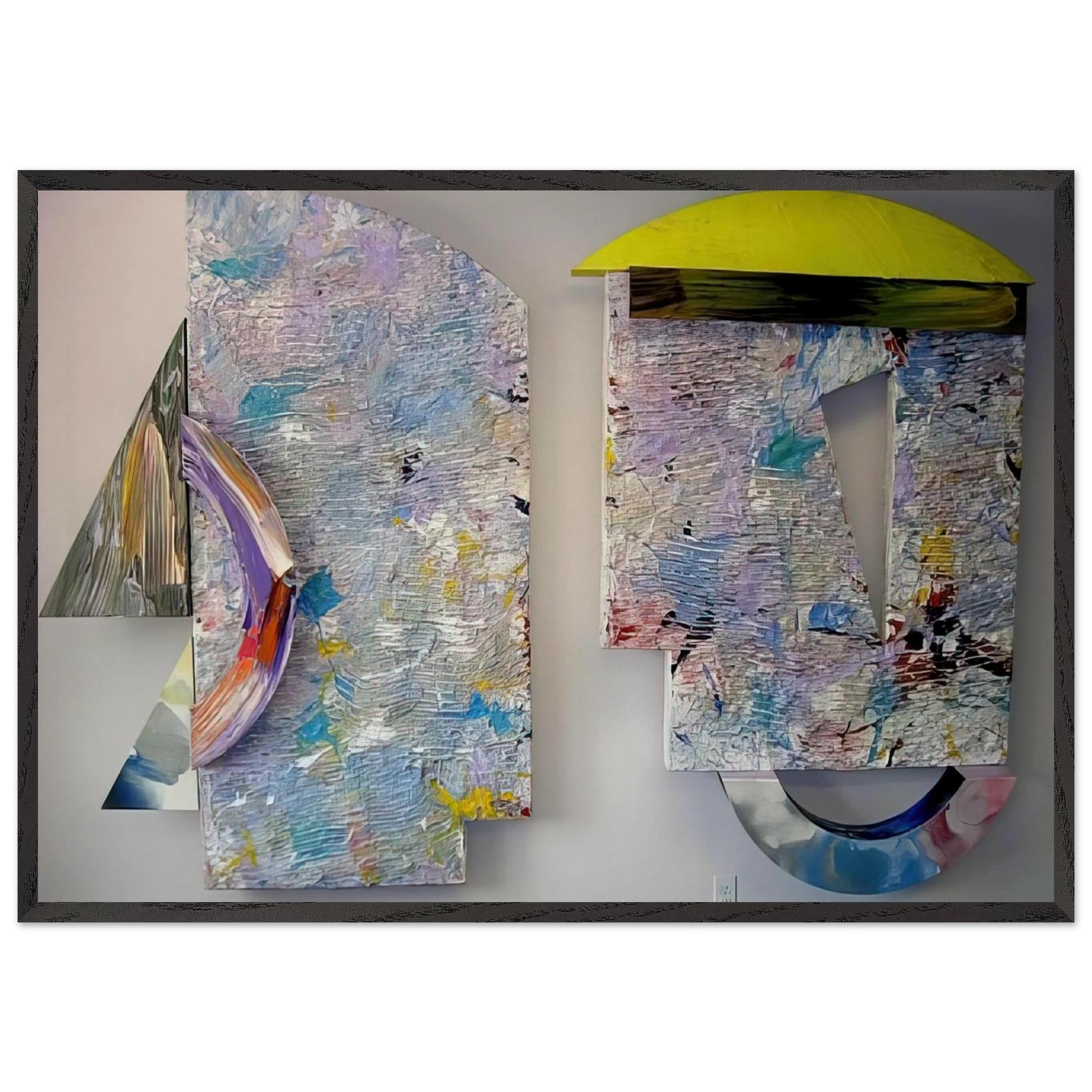 Ibis - Sam Gilliam Framed Art Print – Black Wooden Frame - Default Title - -Framed Art Print