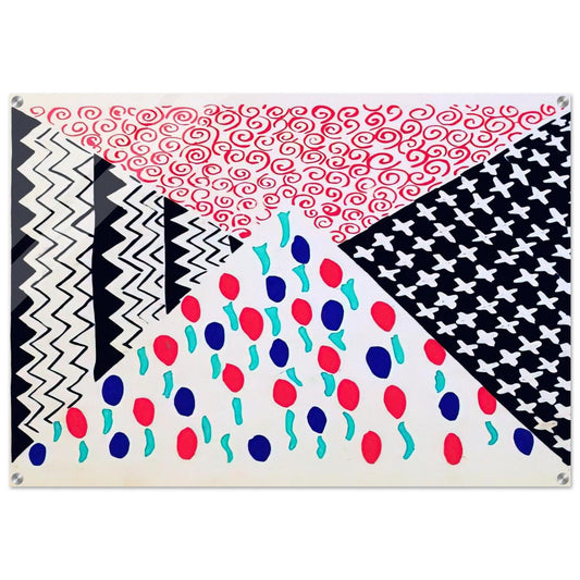 COMPOSITION 39 - Sonia Delaunay Acrylic Print - 70x100 cm / 28x40″ inches