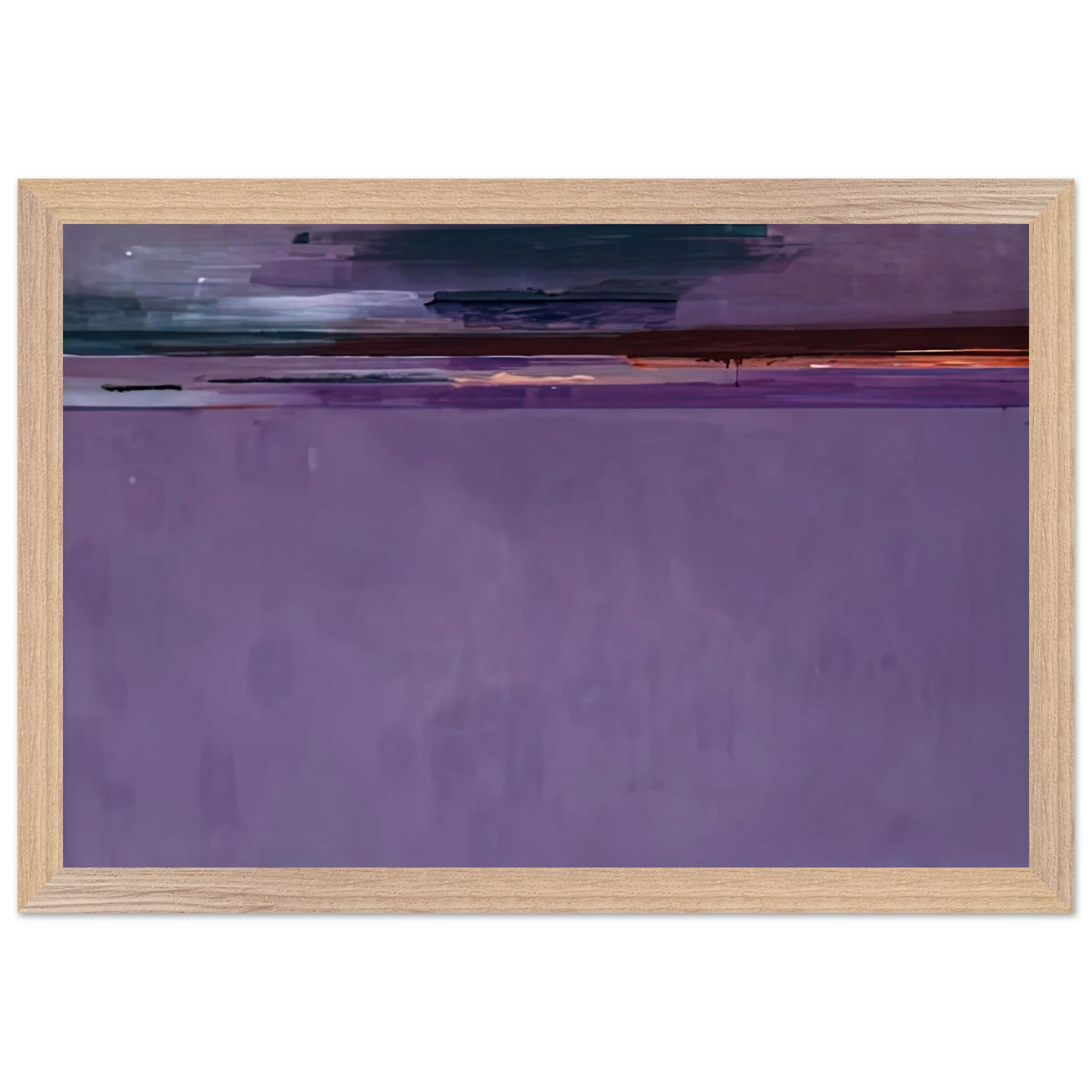 Helen Frankenthaler - The Other Side, 2002- Wall Art - 60x80 cm / 24x32 inches - Premium Wooden Framed Poster With Fine Art Paper - Wood frame