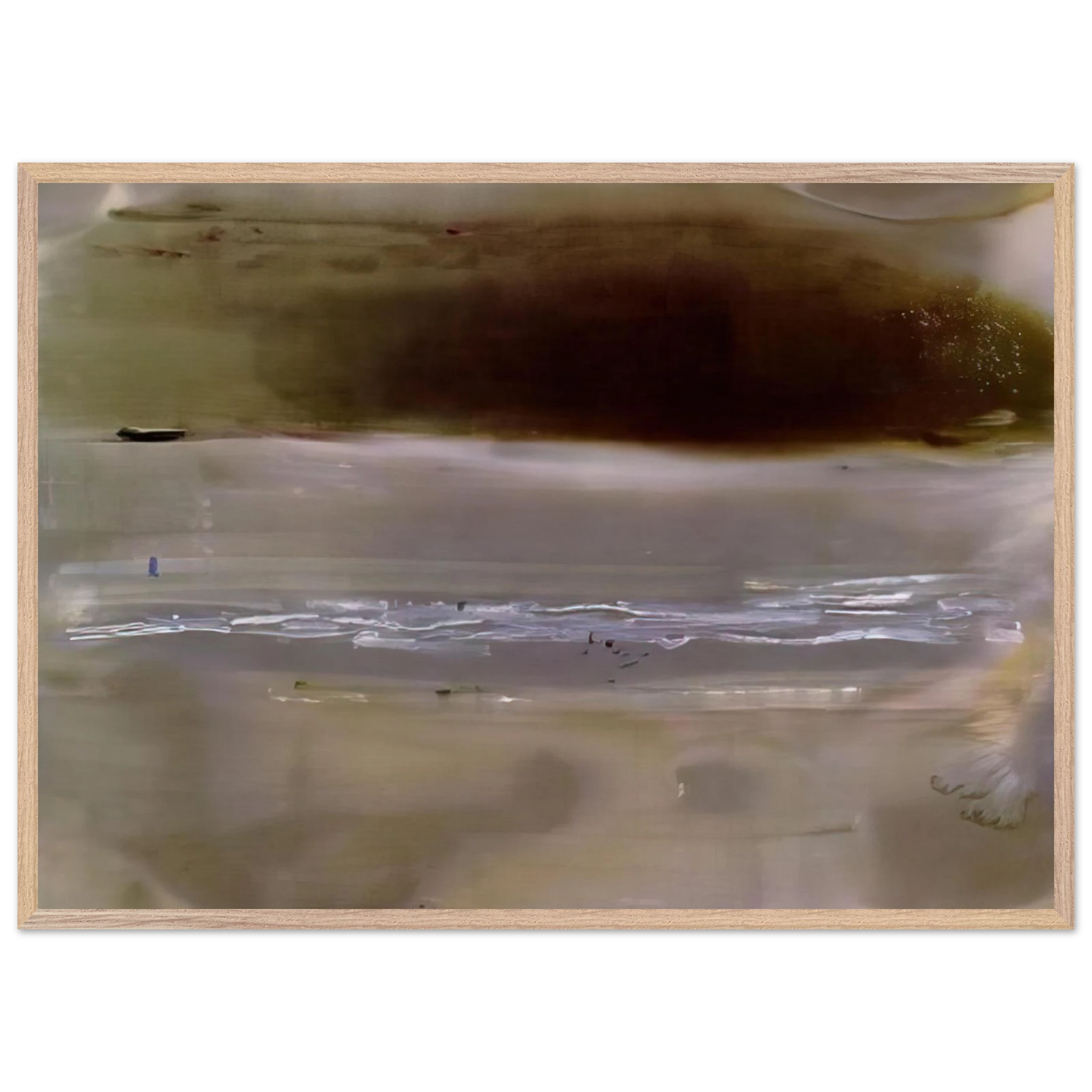 Helen Frankenthaler - Viewpoint II - 1979 Wall art - A1 (59.4 x 84.1  cm) - Premium Wooden Framed Poster With Fine Art Paper - White frame
