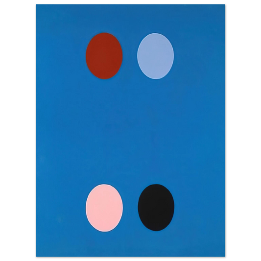 Thomas Downing - France Blue - 1965 Fine Art Poster - Default Title