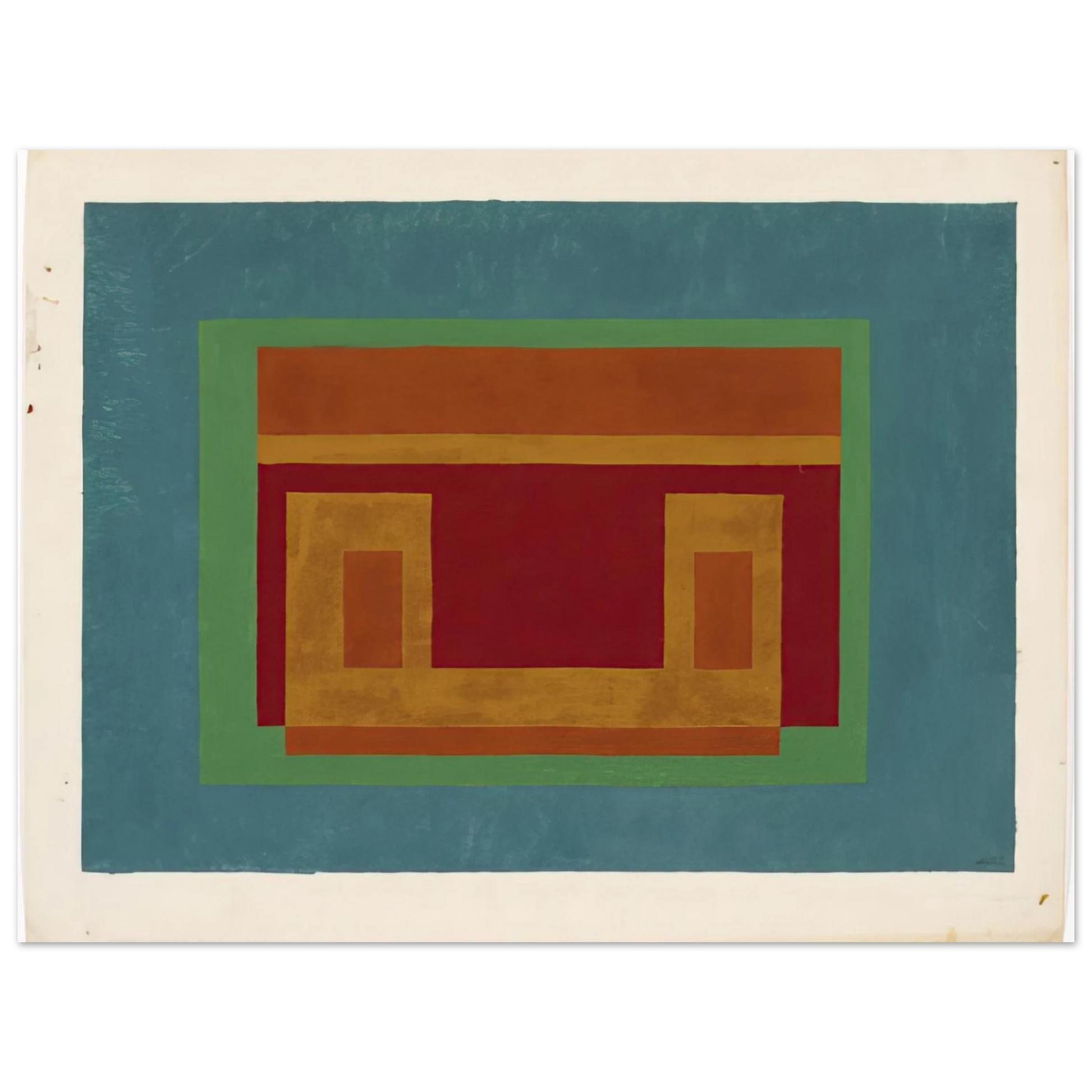 Josef Albers - VARIANT ADOBE 1947 Fine Art Poster - Default Title