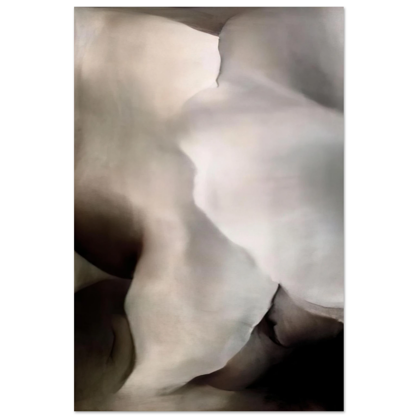 Georgia O'Keeffe - Dark Iris ?3 Fine Art Poster - 75x100 cm / 30x40 inches