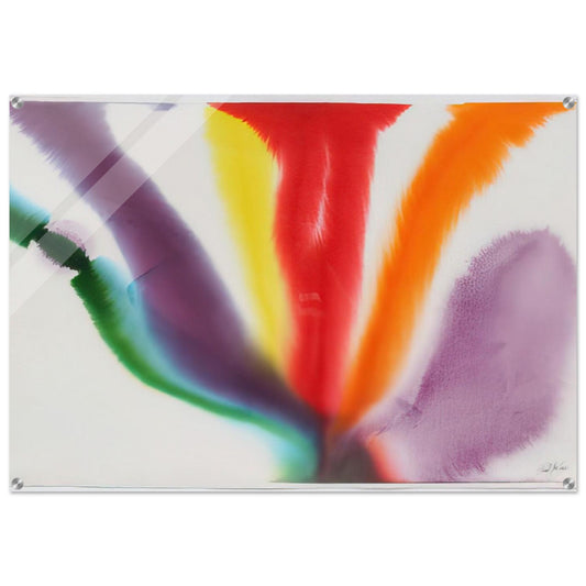 Phenomena Compass Bearing - 1979 - Paul Jenkins Acrylic Print - 70x100 cm / 28x40″ inches