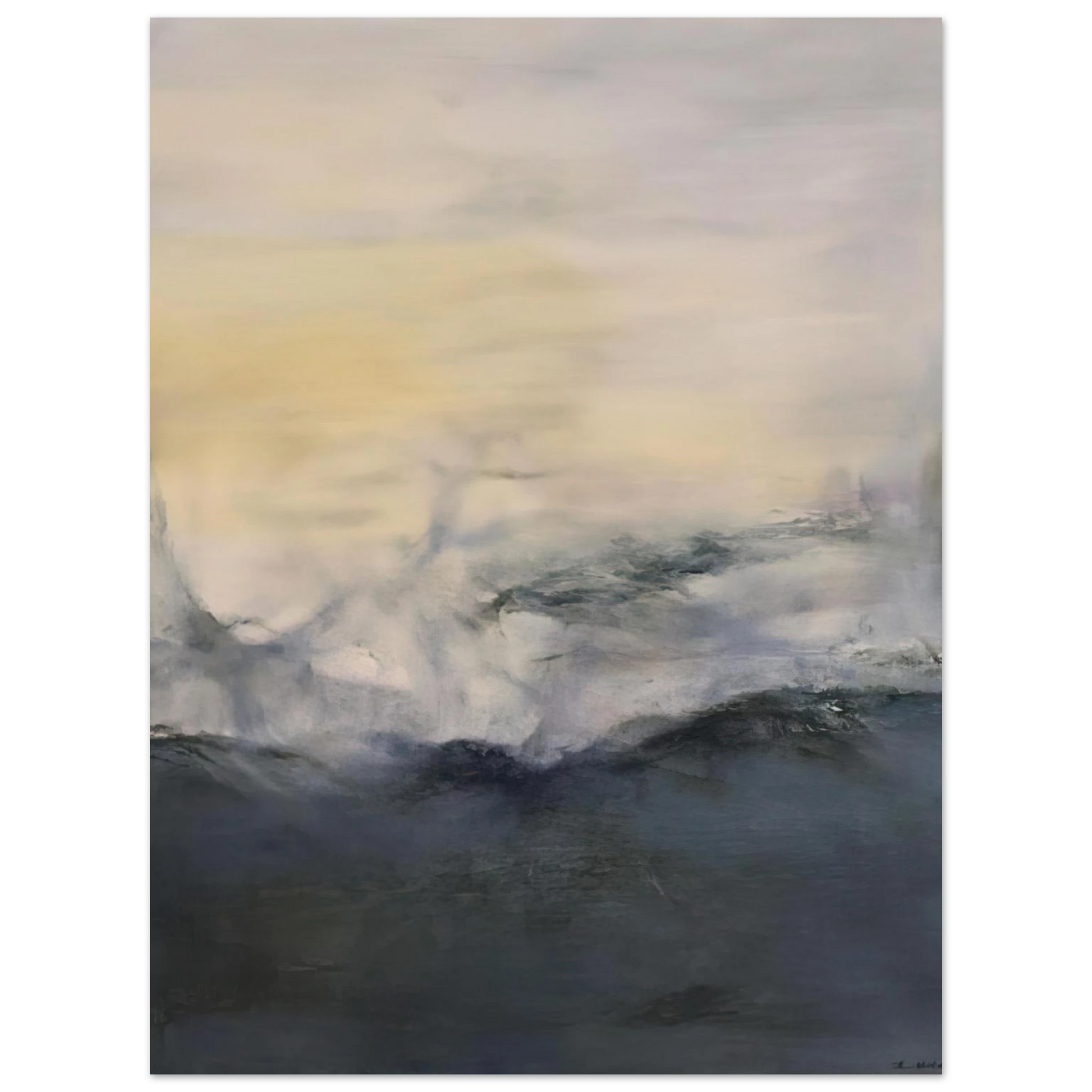 Zao Wou-Ki - 15 11 2001 2001 Fine Art Poster - Default Title