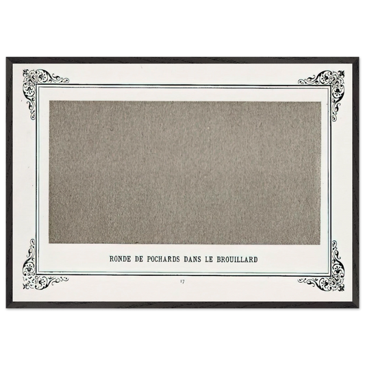 Band of Greyfriars in the Fog Band Of Dusty Drunks In The Fog - Alphonse Allais Framed Art Print – Black Wooden Frame - Default Title - -Framed Art Print