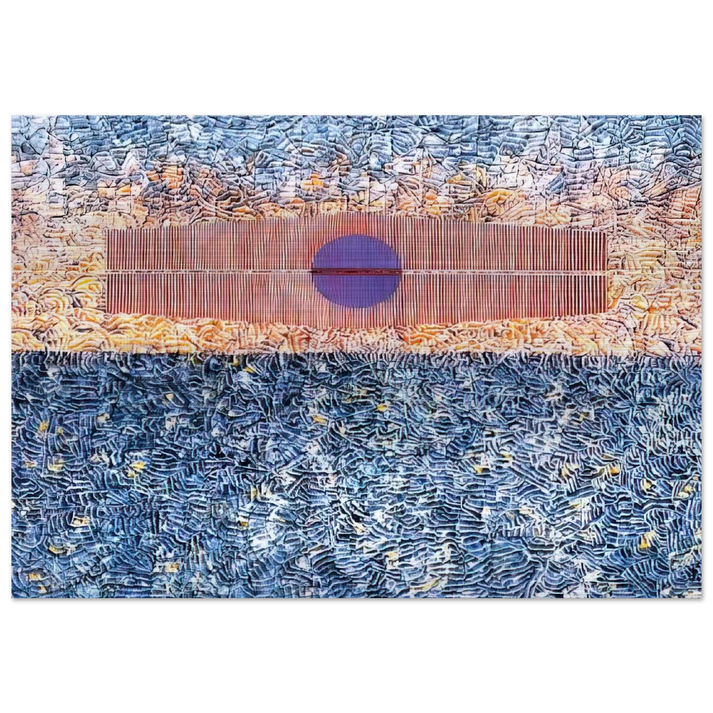 Silent Protest - 1976 - Jimmy Ernst Brushed Aluminum Print - 70x100 cm / 28x40 inches | Jimmy Ernst Aluminum Print | Jimmy Ernst Prints