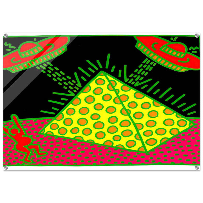 UNTITLED 1983 3 - Keith Haring Acrylic Print - 70x100 cm / 28x40″ inches | Keith Haring Art For Sale