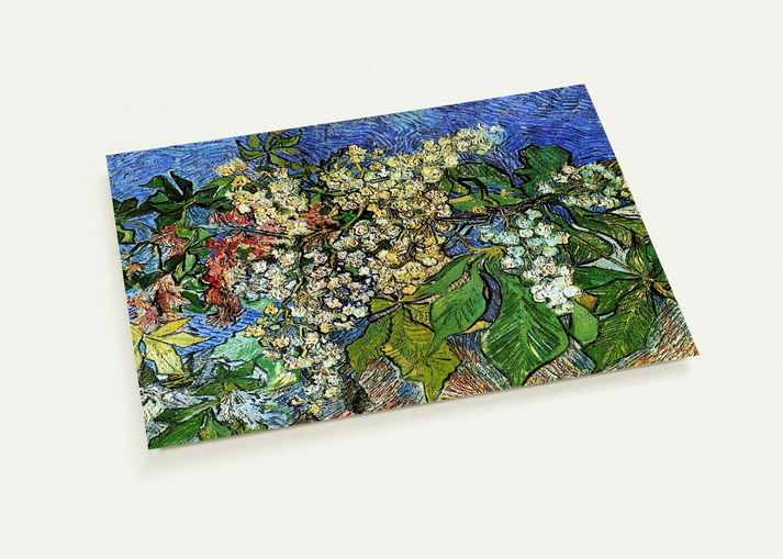 Blossoming Chestnut Branches By Vincent van Gogh Pack of 10 Post Cards | Vincent van Gogh Post Cards | A6 (10.5 x 14.8 cm) - 4.1 x 5.8 inches