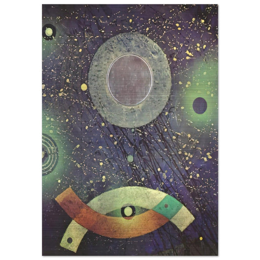 La Dernière Forêt - Max Ernst Brushed Aluminum Print - 70x100 cm / 28x40 inches | Max Ernst Aluminum Print | Max Ernst Prints