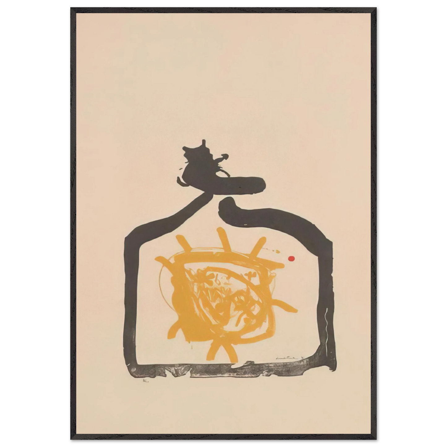 Helen Frankenthaler - May 26th Backwards - 1961 Wall art - 60x80 cm / 24x32 inches - Premium Wooden Framed Poster With Fine Art Paper - White frame