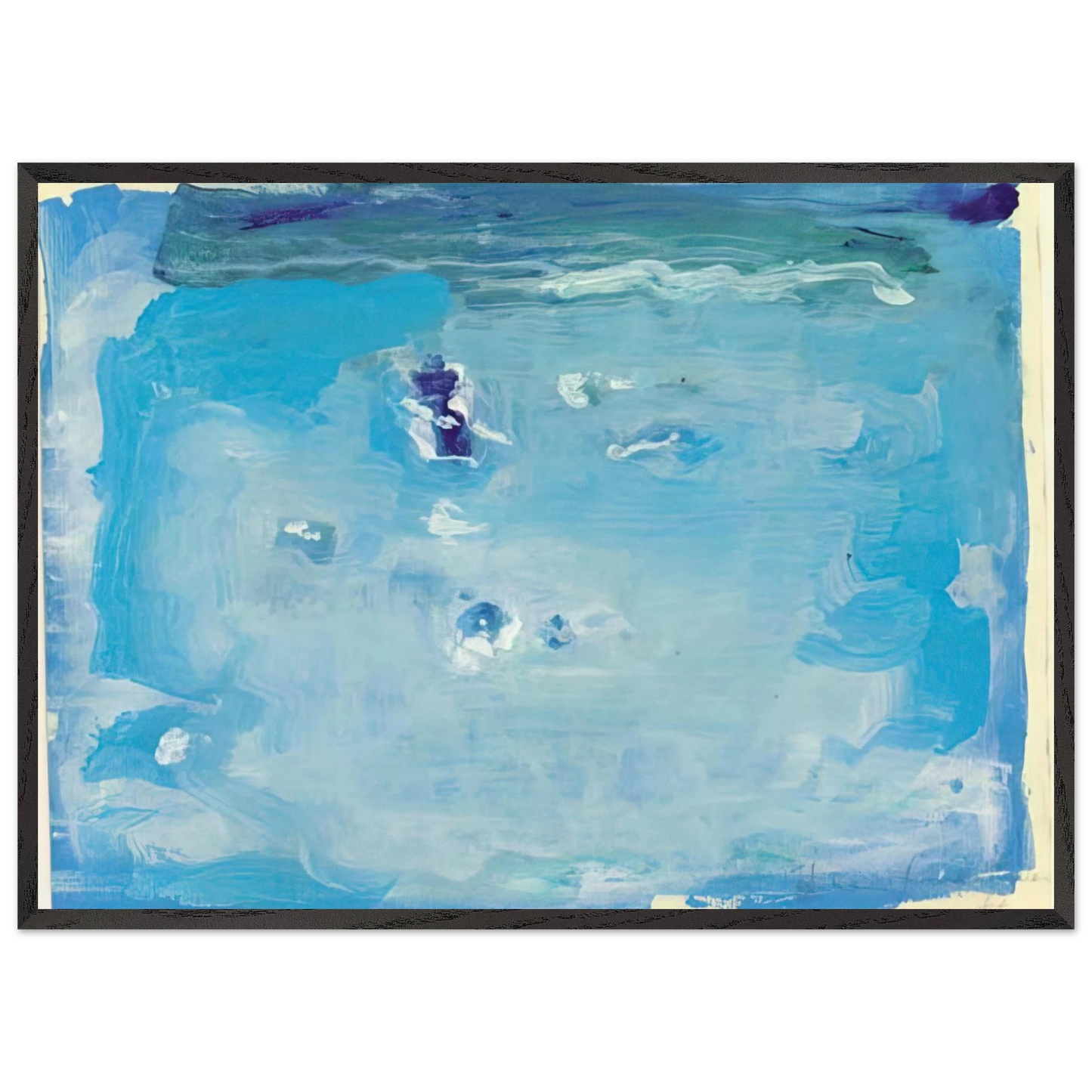 Helen Frankenthaler - Untitled - Color Field Painting, Lyrical Abstraction Wall art - 30x45 cm / 12x18 inches - Fine Art Poster - -