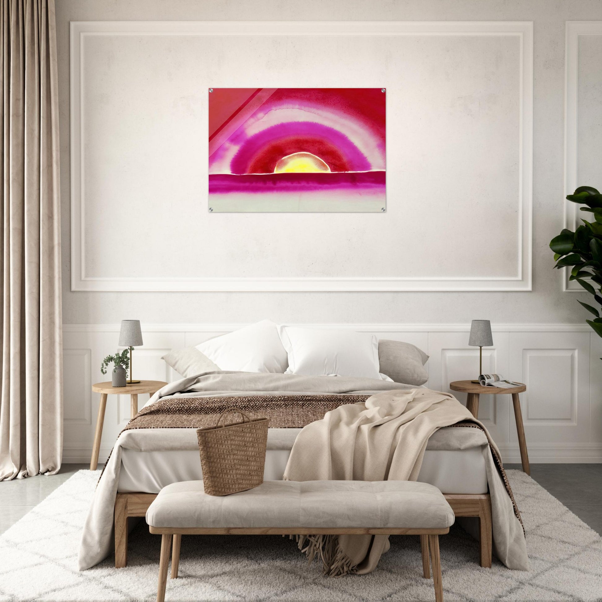Sunrise - Georgia O'Keeffe Acrylic Print - 70x100 cm / 28x40″ inches | Georgia O'Keeffe Wall Art | Georgia O'Keeffe Prints