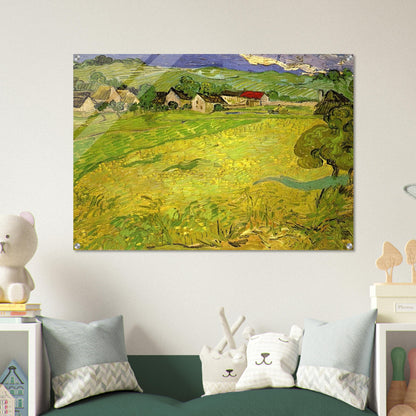 View of Vessenots near Auvers - Vincent van Gogh Acrylic Print - 70x100 cm / 28x40″ inches