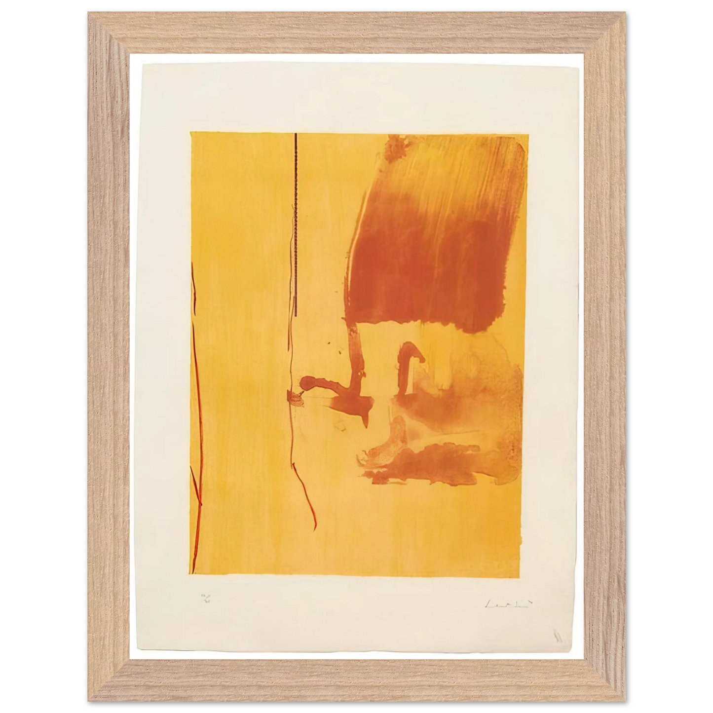 Helen Frankenthaler - Harvest - 1976 Wall art - 28x43  cm / XL (11x17 inches) - Fine Art Poster - -